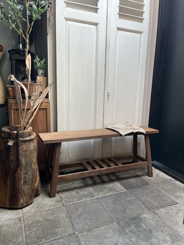 houten bank - Afbeelding 2