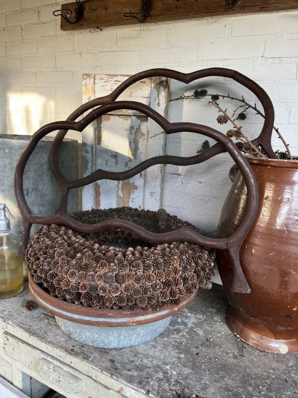 set van 2 oude vintage raam horren
