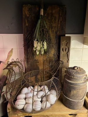 vintage,brocant grote kip eiermand
