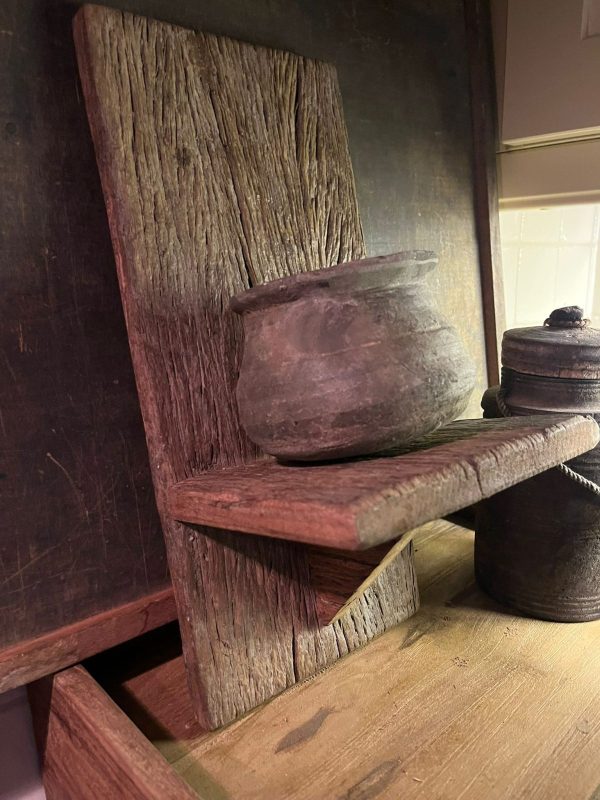 stoere truckwood oud houten wand console,muurplank - Afbeelding 2