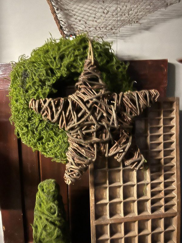 rotan ster kerst - Afbeelding 2