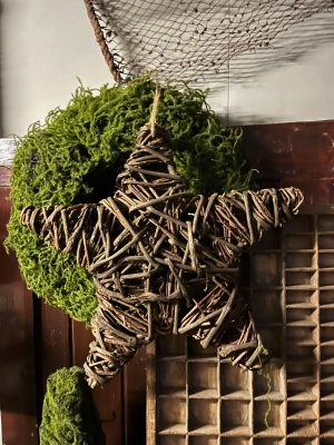 rotan ster kerst