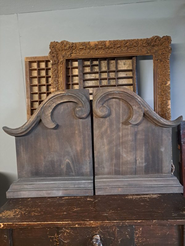 2 delig sober houten paneel set raampaneel
