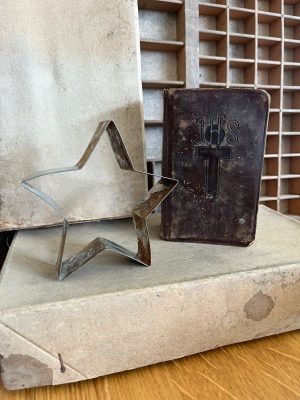 vintage ster bakvormpje