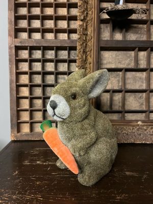 vintage,brocant flock haasje