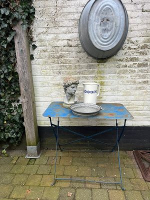 franse tuintafel ijzer brocant,vintage